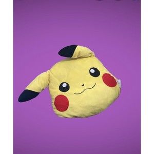 Pokemon Pikachu 16” Head Pillow Plush 2016 Northwest